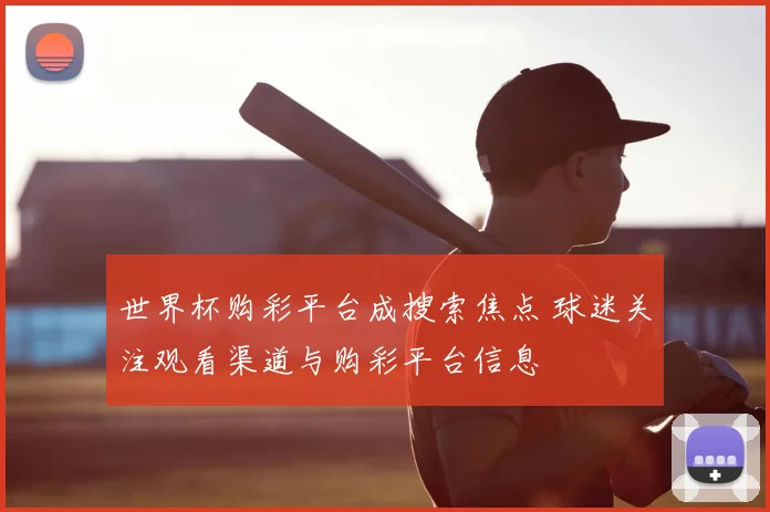 世界杯购彩平台成搜索焦点 球迷关注观看渠道与购彩平台信息